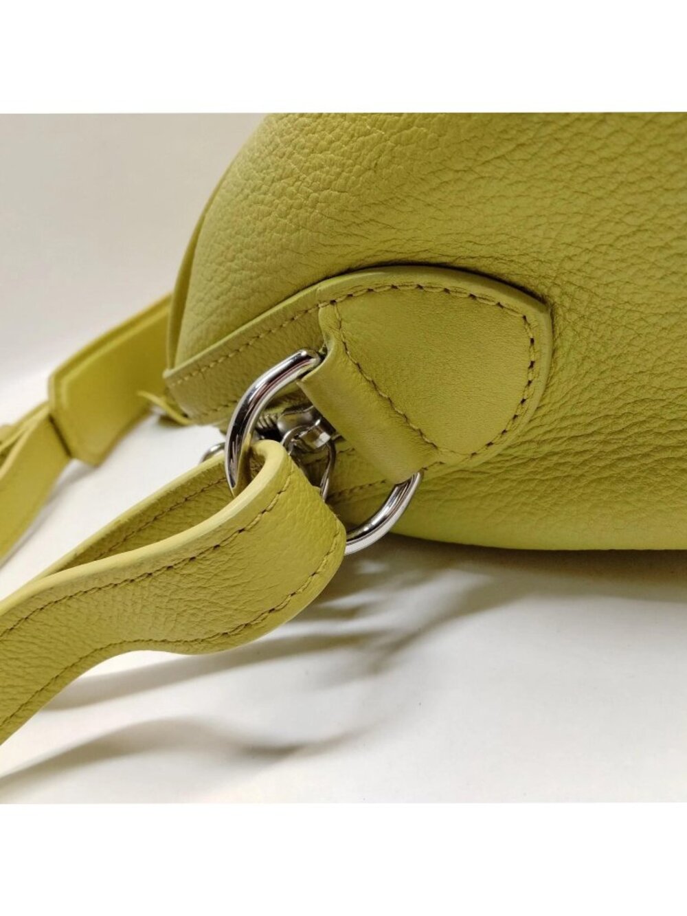 Authentic Louis Vuitton Sofia Coppola SC Bag PM Yellow Leather Satchel Crossbody - Picture 8 of 16